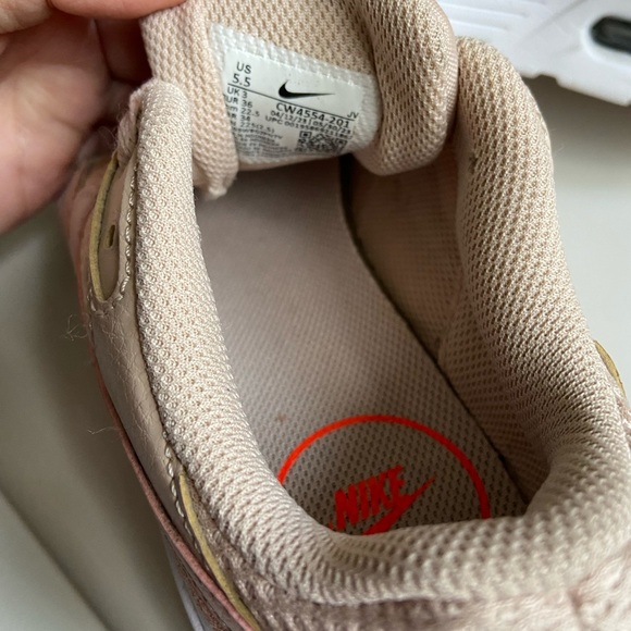 Nike Beige and Pink Sneakers - Picture 2 of 2